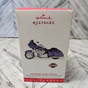 Hallmark Keepsake Harley Davidson 2015 Road Glide Special Christmas Ornament